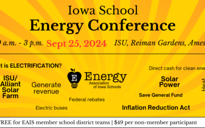 Iowa School Energy Conference approaches-Register Now